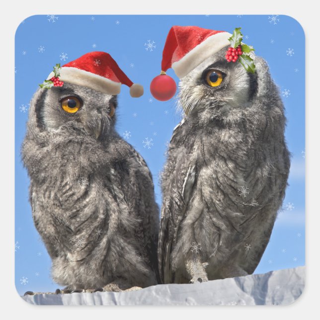 Twins Christmas Stickers (Front)