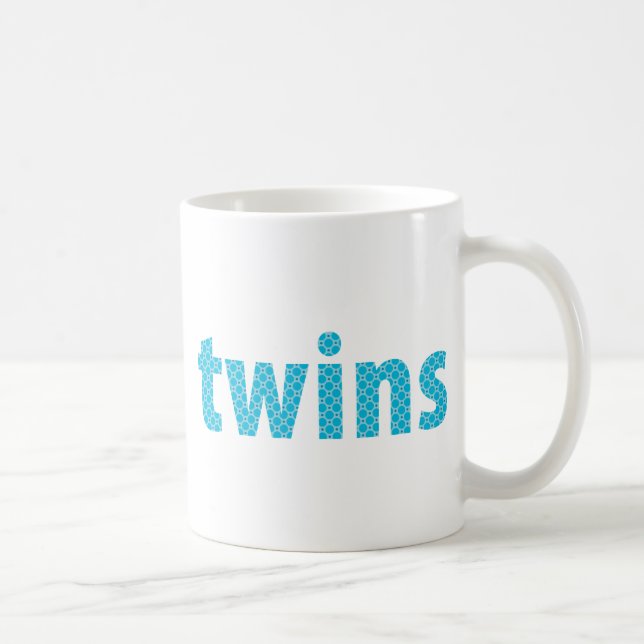 TWINS COLLECTION - boys {aqua} Coffee Mug (Right)