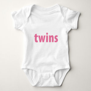TWINS COLLECTION - girls {pink} Baby Bodysuit