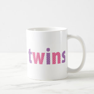TWINS COLLECTION - girls {violet + pink} Coffee Mug