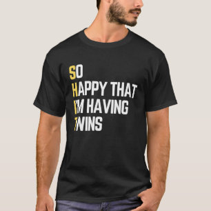 Twins Dad Twin Daddy Expecting Twins Father T-Shirt