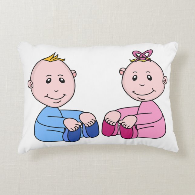 TWINS DECORATIVE CUSHION (Front)