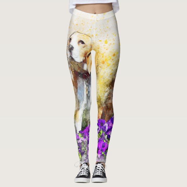 Twins Dogs Leggings (Front)