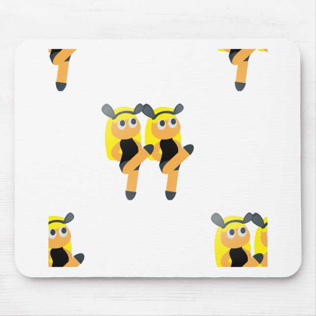 twins emoji mouse mat (Front)