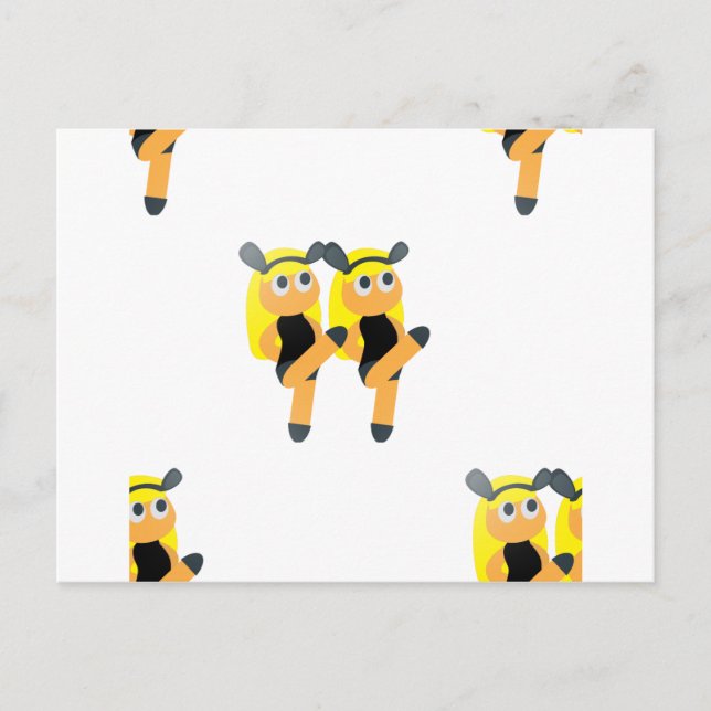 twins emoji postcard (Front)