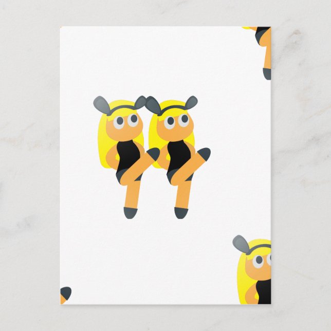 twins emoji postcard (Front)