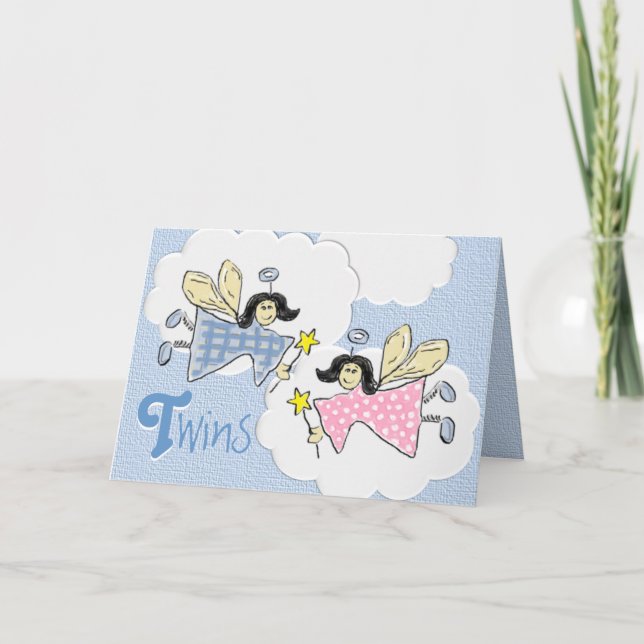 Twins Faeries Card (Front)