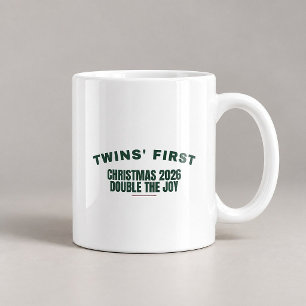 Twins' First Christmas 2026 Double The Joy Mug