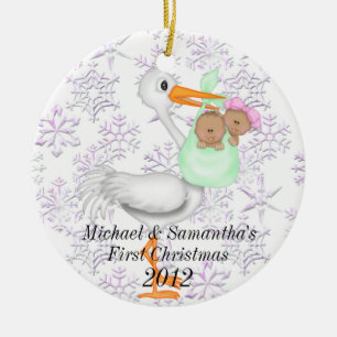 Twins First Christmas Ornament