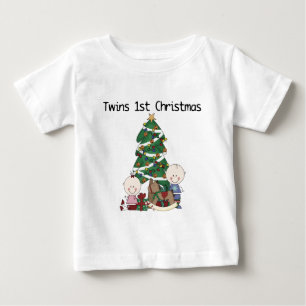 Twins First Christmas Tshirts and Gifts
