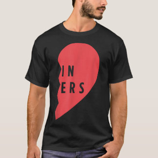 Twins Gift - Twin Sisters Heart Matching Shirt Set