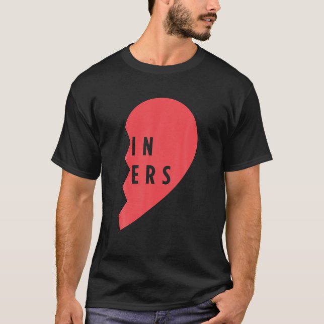 Twins Gift Twin Sisters Heart Matching Shirt Set 2 (Front)