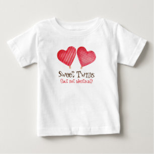 Twins Heart Candy Baby T-Shirt