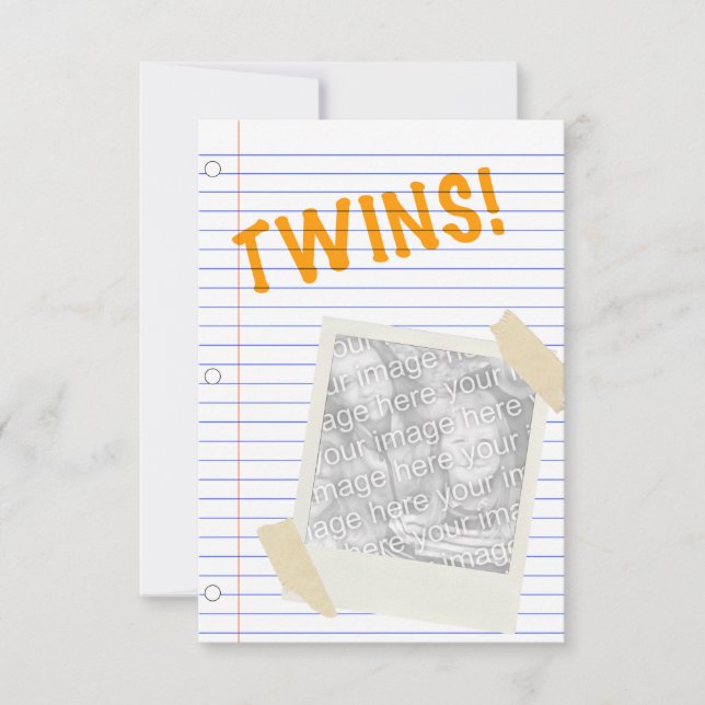 twins invitation (Front)