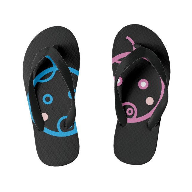 twins  kid's flip flops (Footbed)