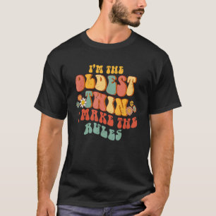 Twins Matching Birthday Sibling Oldest Twin Groov T-Shirt