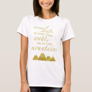 Twins Maternity T-Shirt Gold Foil Quote