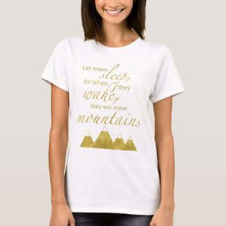 Twins Maternity T-Shirt Gold Foil Quote