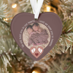 Twins Miscarriage Baby Loss Memorial Stillbirth Ornament