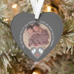 Twins Miscarriage Baby Loss Memorial Stillbirth Ornament