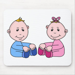 TWINS MOUSE MAT