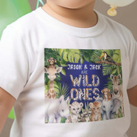 Twins Navy Blue, Wild One Safari, Jungle Boy 1st 