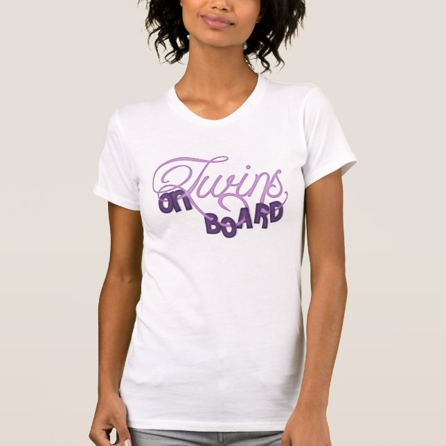 Twins On Board T-Shirt (Front)