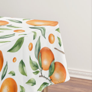 Twins Orange Baby Shower Tablecloth