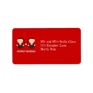 Twins:  Our First Christmas Customisable Label
