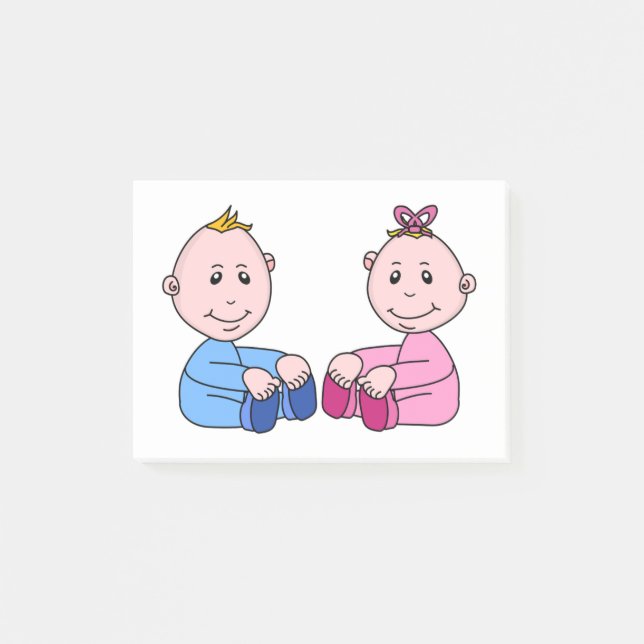 TWINS POST-IT NOTES (Front)