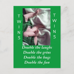 twins postcard
