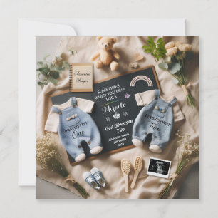 Twins Pregnancy Announcement, baby surprise Announcement