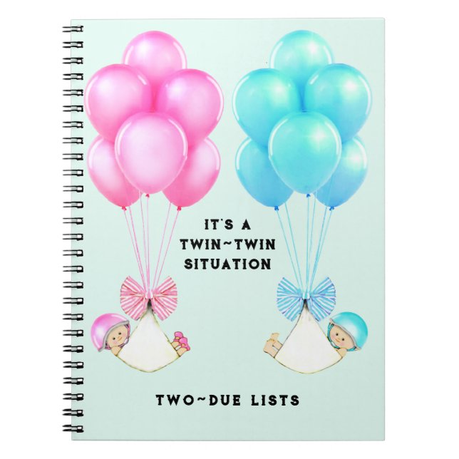 Twins Pregnancy Journal (Front)
