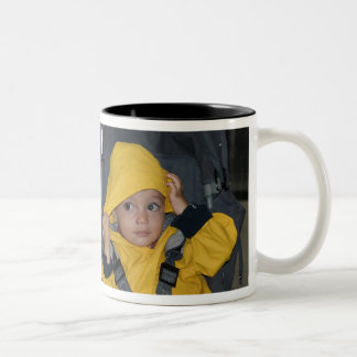 Twins Rainy Day Two-Tone Coffee Mug