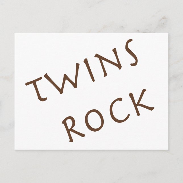Twins Rock Postcard (Front)