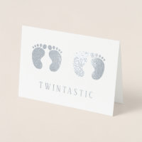 Twins Twintastic Funny  Silver
