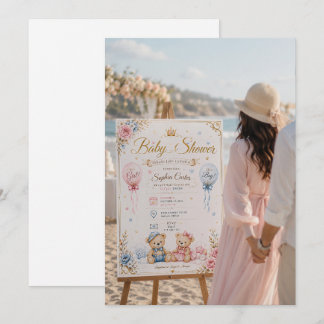 Twins Welcome Sign Mockup Invitation
