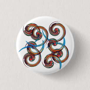 Twirl 3 Cm Round Badge