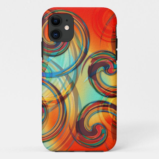 Twirl Case-Mate iPhone Case (Back)