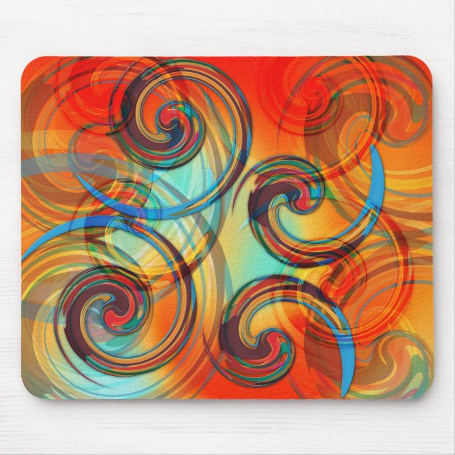 Twirl Mouse Mat (Front)