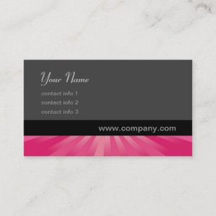 Twirl - Pink Business Card