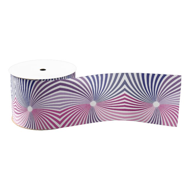 Twirl Pink Purple  Grosgrain Ribbon (Spool)