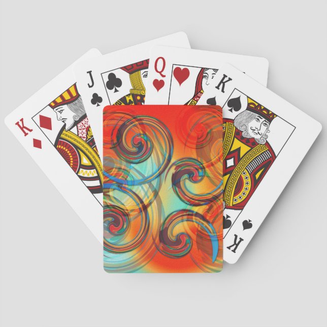 Twirl Playing Cards (Back)