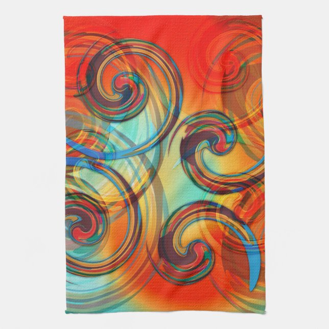 Twirl Tea Towel (Vertical)