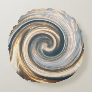 Twirled Clouds...... Round Cushion