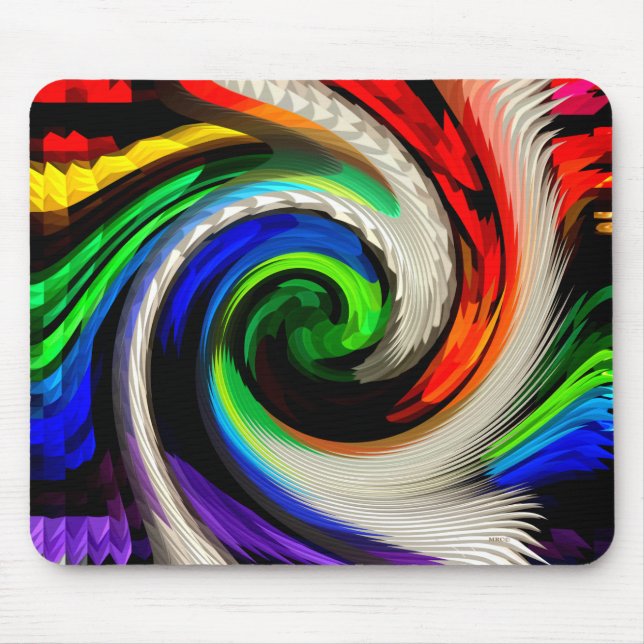 Twirled... Mouse Mat (Front)