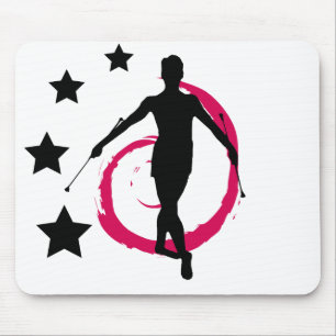 TWIRLER SWIRL PINK/BLACK MOUSE MAT