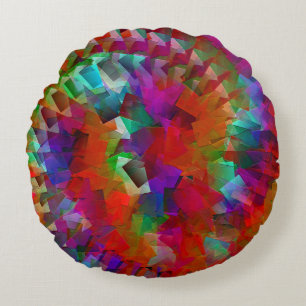 Twirlin' confetti...... round cushion