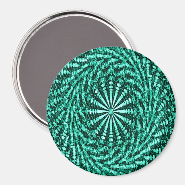 Twirlin' green..... magnet (Front/Back)