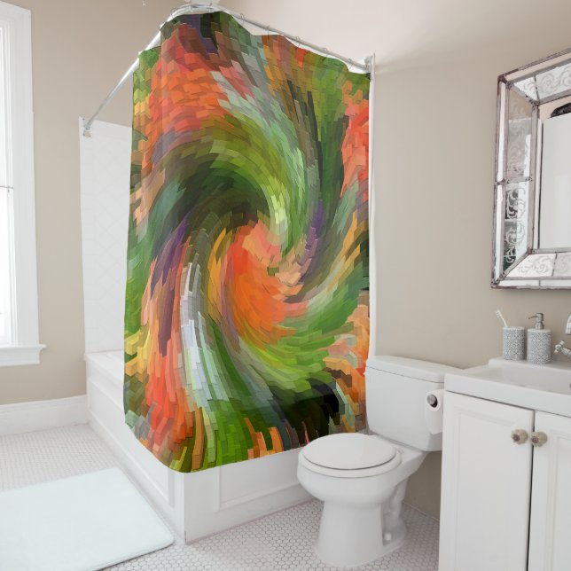 Twirlin' Summer Fun..... Shower Curtain (In Situ)